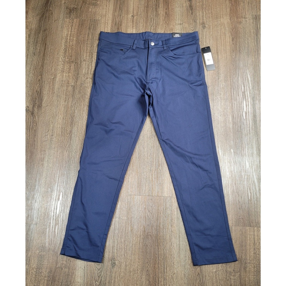 LEG3ND Mens 34x30 Navy Performance Stretch 5 Pocket Tech Golf Pants NWT